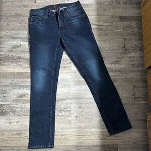 Steve's Jeans Men's Straight Leg Dark Blue Jeans